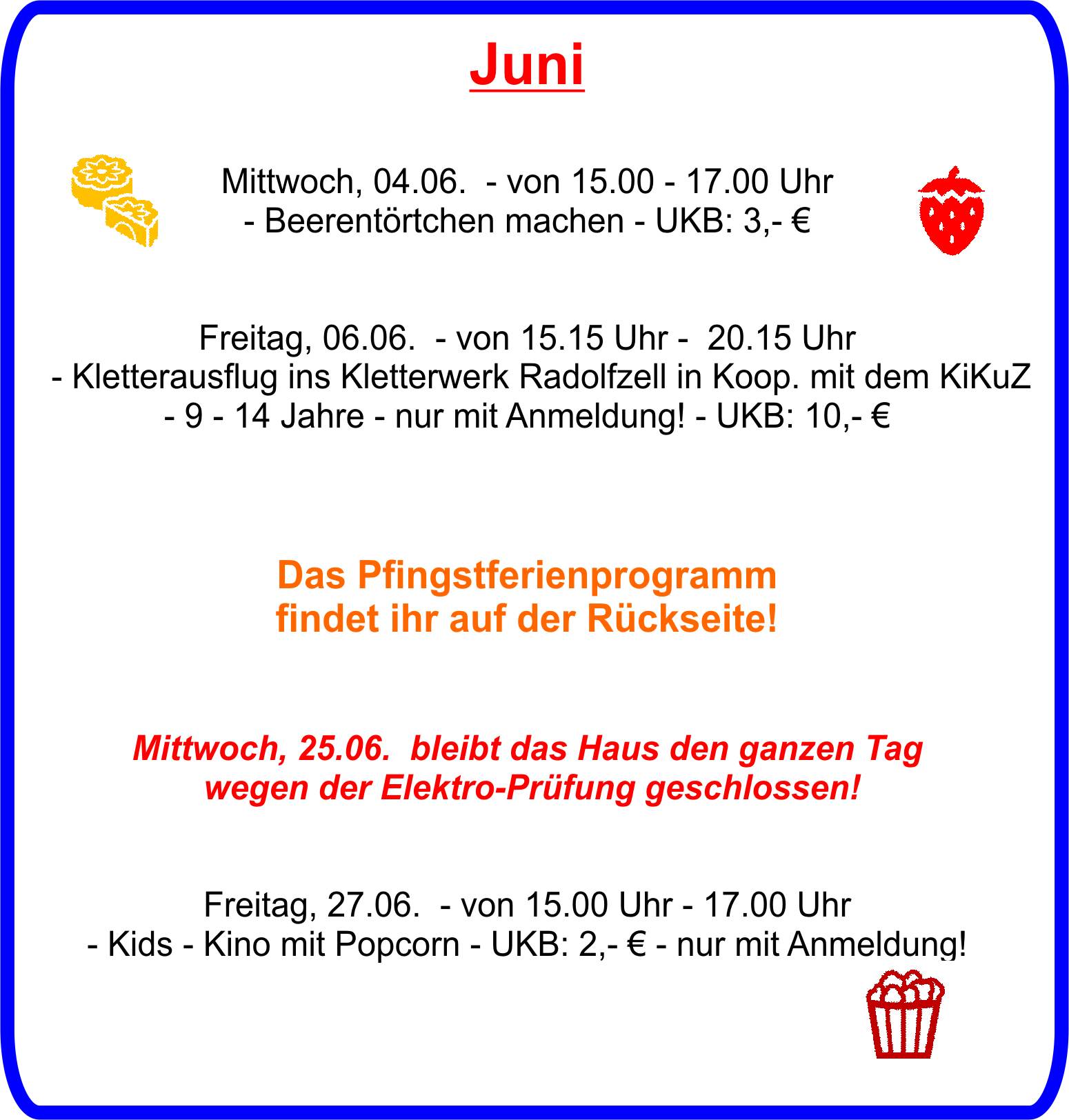 Programm Juni