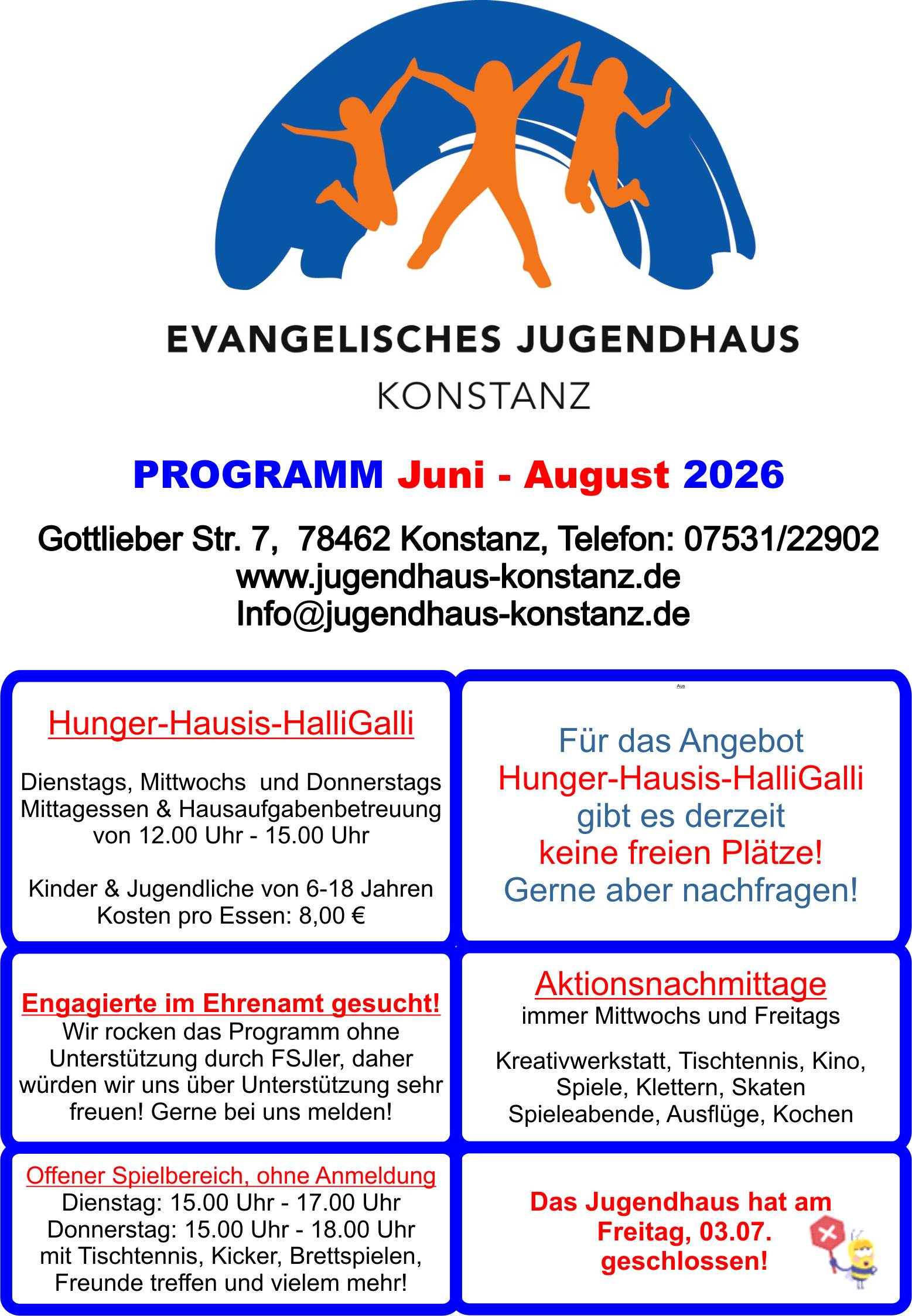Startseite Programm Juni August 2026
